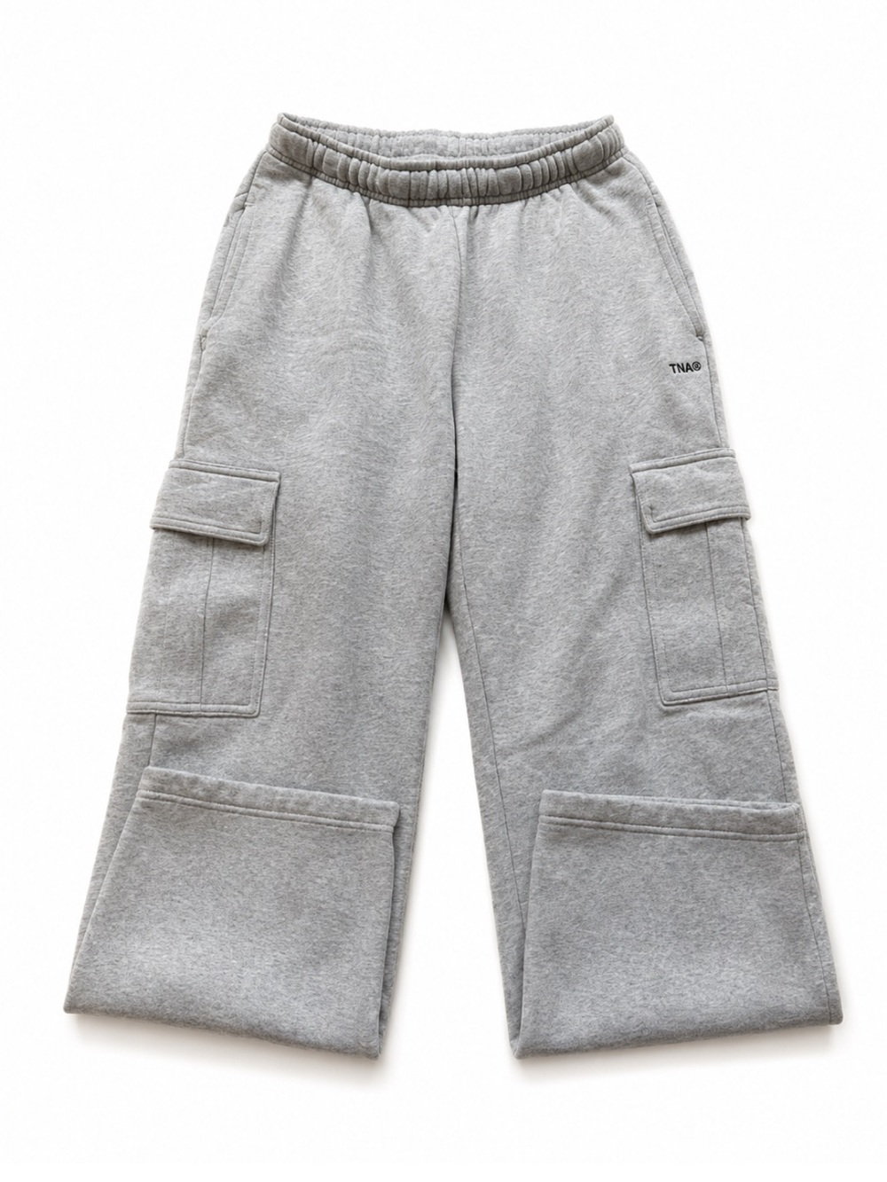 TNA Sweat fleece - cozy fleece (mega fit) Grey Cargo Sweatpants